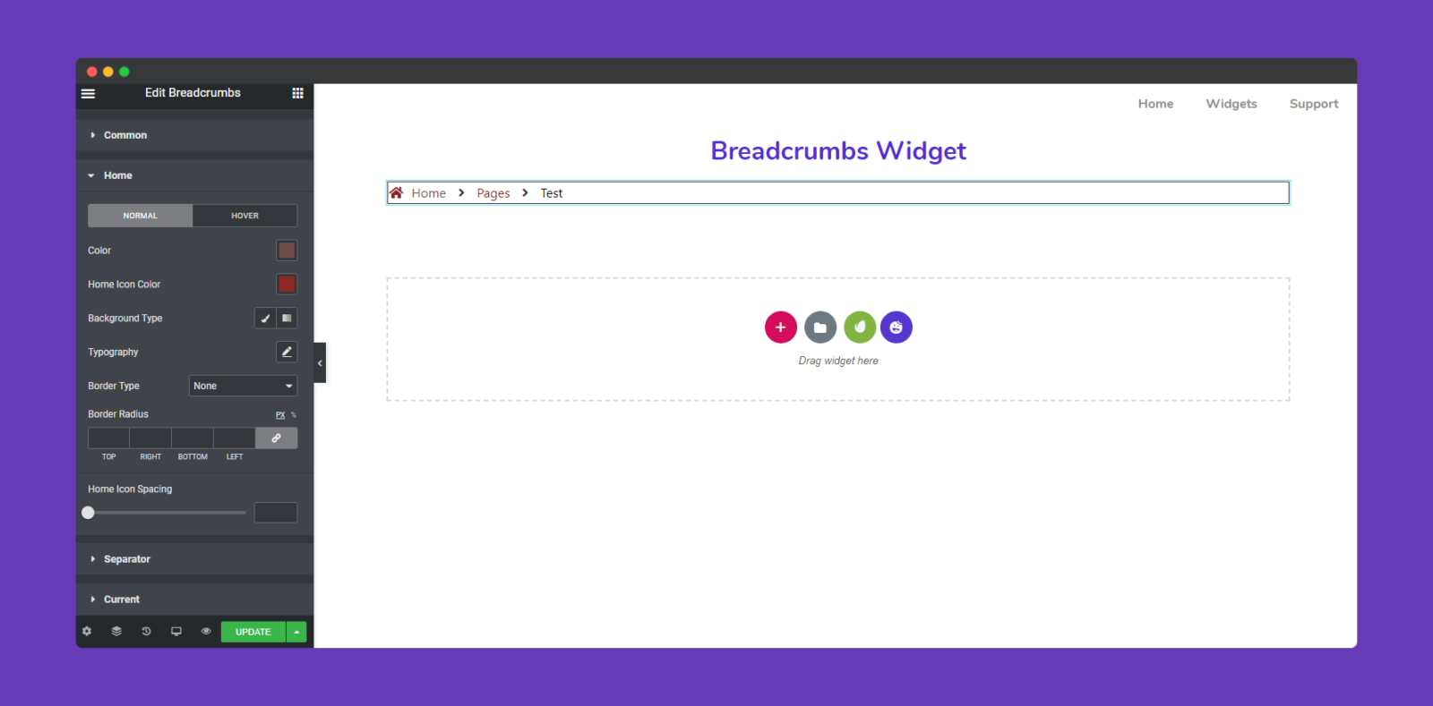 Breadcrumbs 7 Stylizing Home