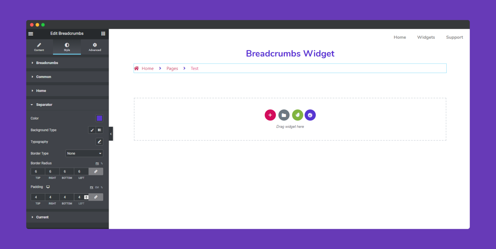 Breadcrumbs 9 Separator