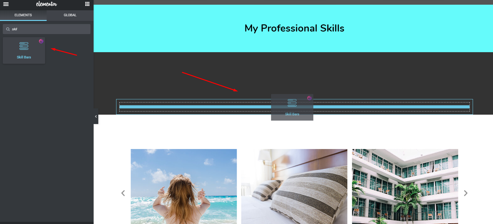 How to Create a Portfolio Website in WordPress with Elementor 15 How to add skill bars