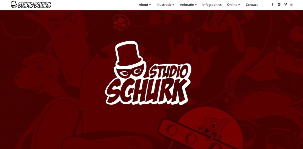 How to Create a Portfolio Website in WordPress with Elementor 32 Studio Schurk- portfolio site example