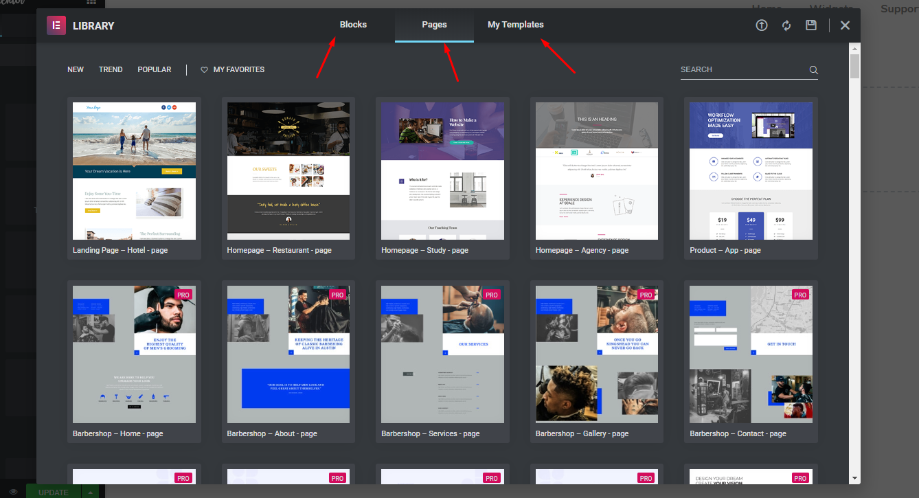 How to Create a Portfolio Website in WordPress with Elementor 4 How to choose Templates