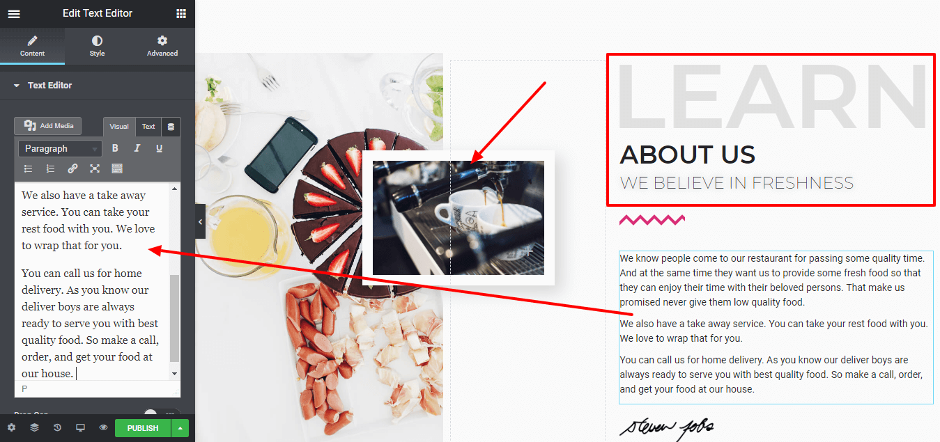 Most Useful Website Designing Templates: Shape Your Ideas within Minutes 8 edit about us block