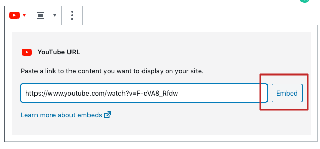Answers to Frequently Asked Questions (FAQ) on Gutenberg Block Editor 18 add a video two