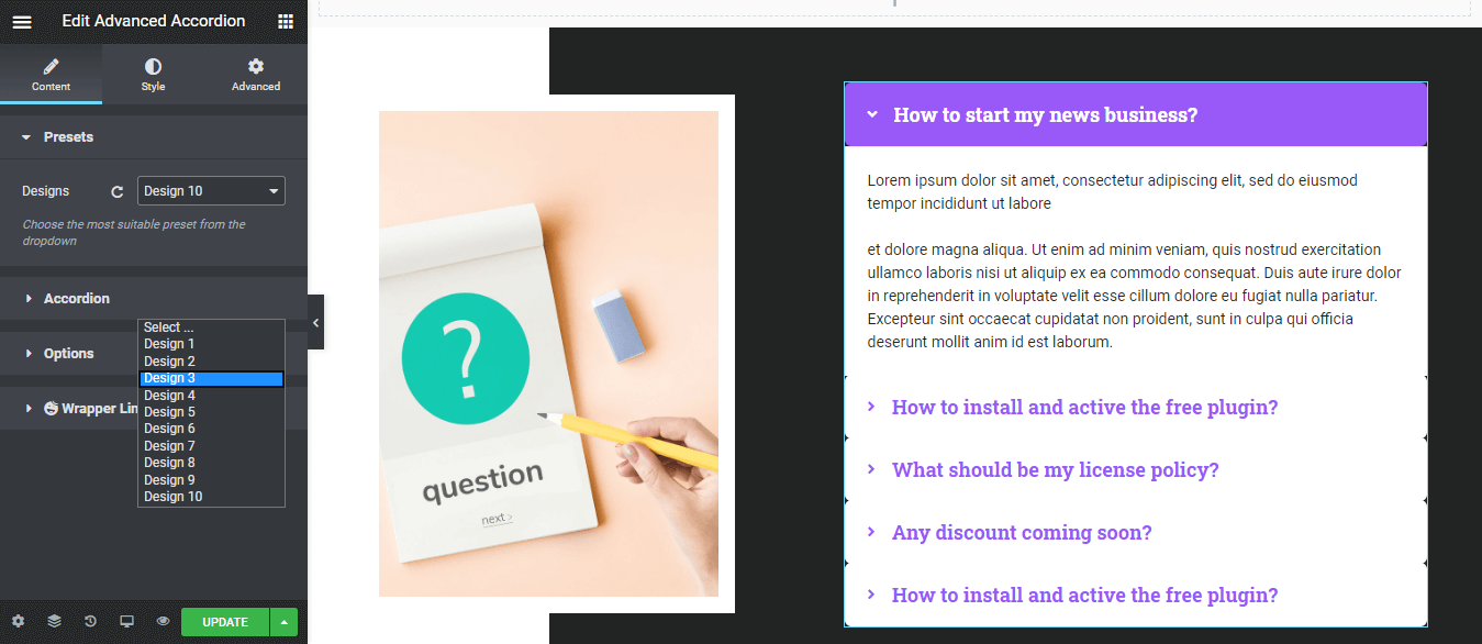 Most Useful Website Designing Templates: Shape Your Ideas within Minutes 19 edit FAQ block