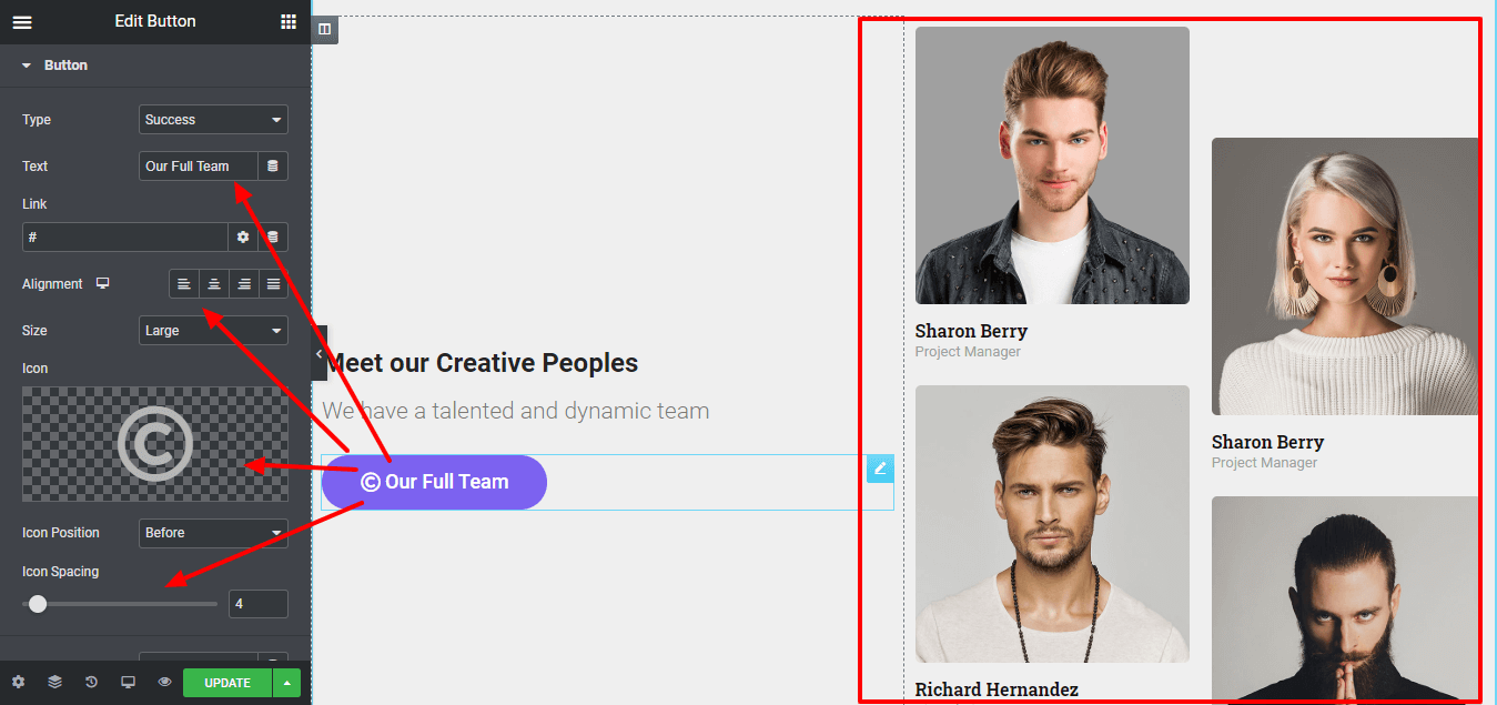 Most Useful Website Designing Templates: Shape Your Ideas within Minutes 17 Edit meet our team block