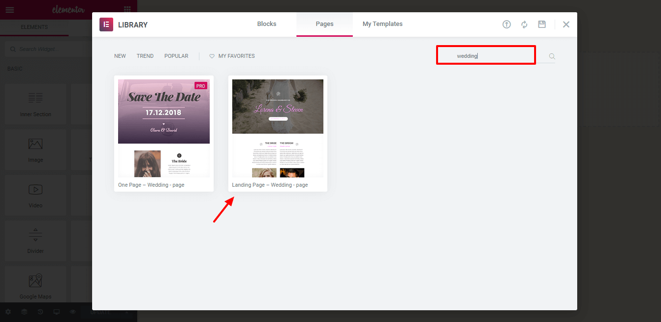 How to Create a Wedding Website That'll Make Your Big Day More Special 9 Search for a wedding template