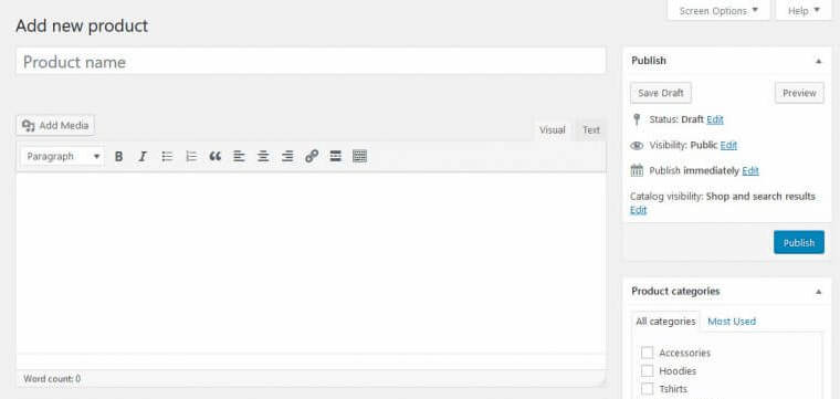 How to Build an eCommerce Website with Elementor and WooCommerce (A Quick Start Guide) 12 add new product 1