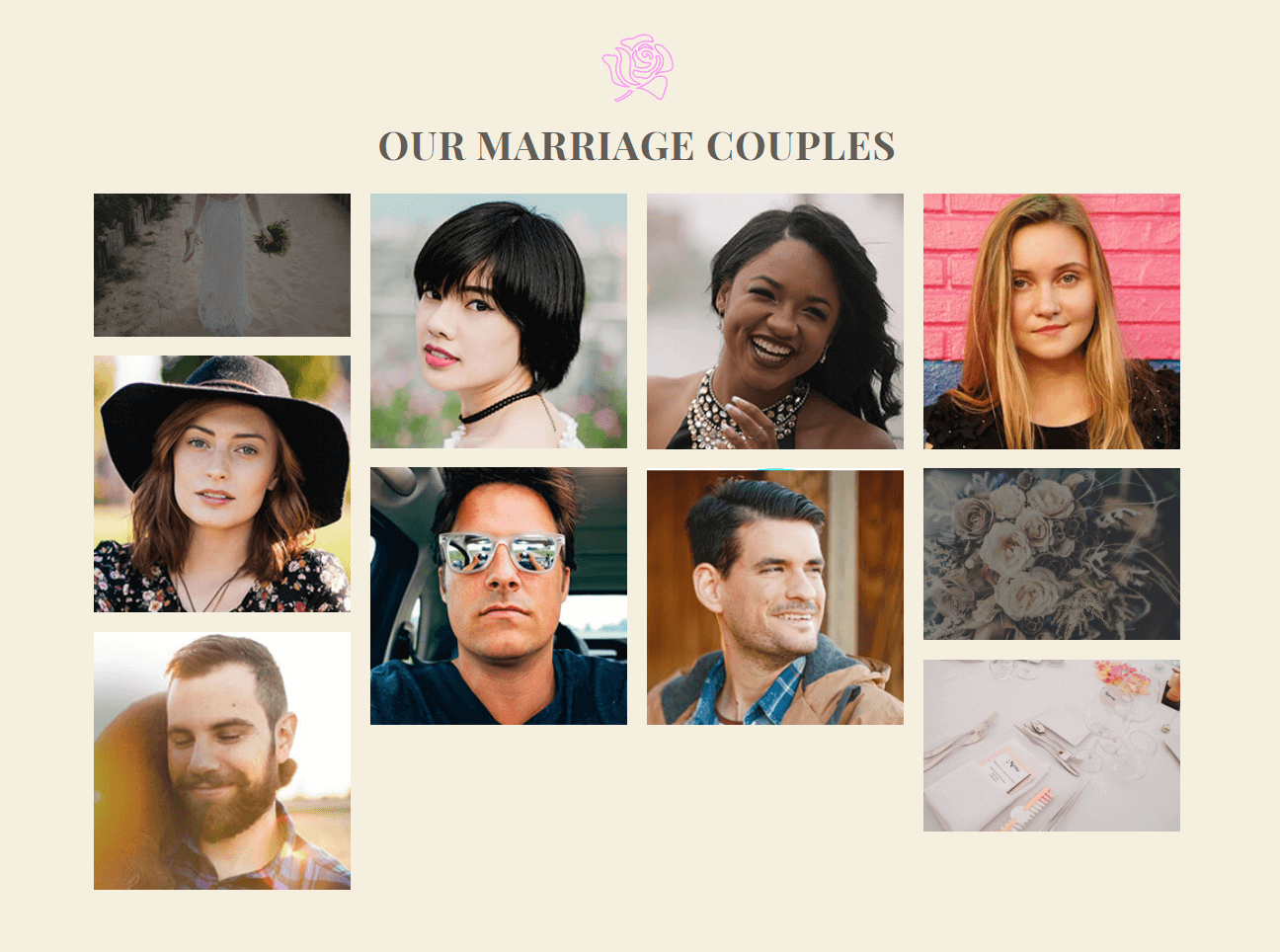 How to Create a Wedding Website That'll Make Your Big Day More Special 16 Select your wedding gallery images