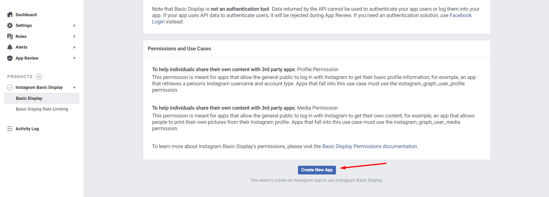 How to Generate Instagram Access Token 10 Create New App