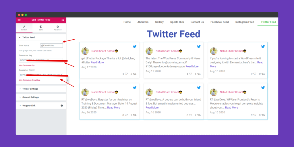 Twitter Feed 12 Twitter Feed