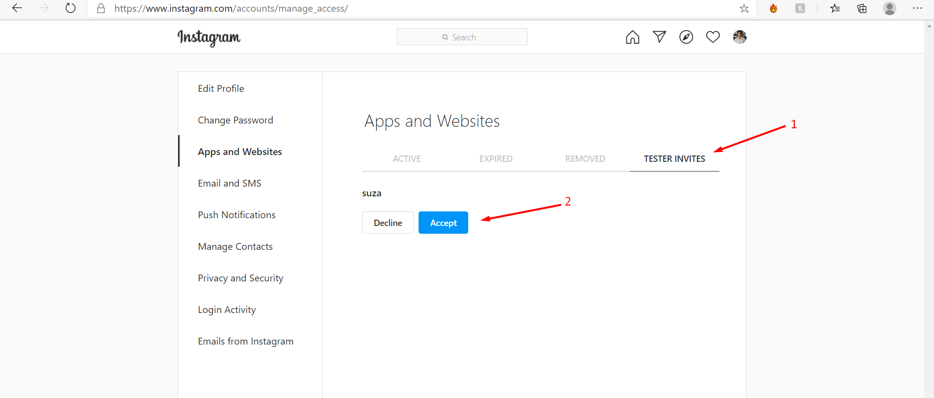 How to Generate Instagram Access Token 15 Instagram access token