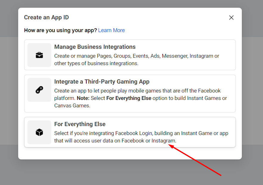 How to Generate Instagram Access Token 3 Create an App ID