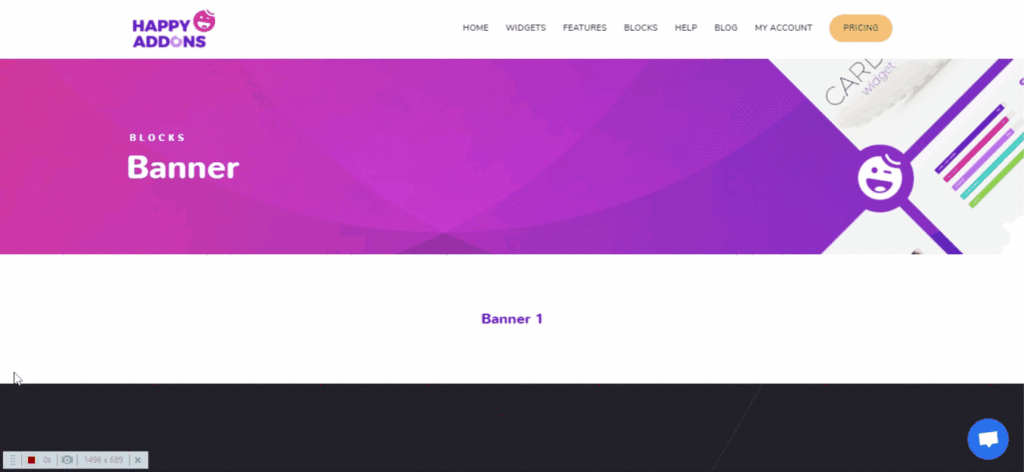 Introducing Happy Blocks: Your Ultimate Partner for Elementor Website Design 2 Happy Blocks for Banner