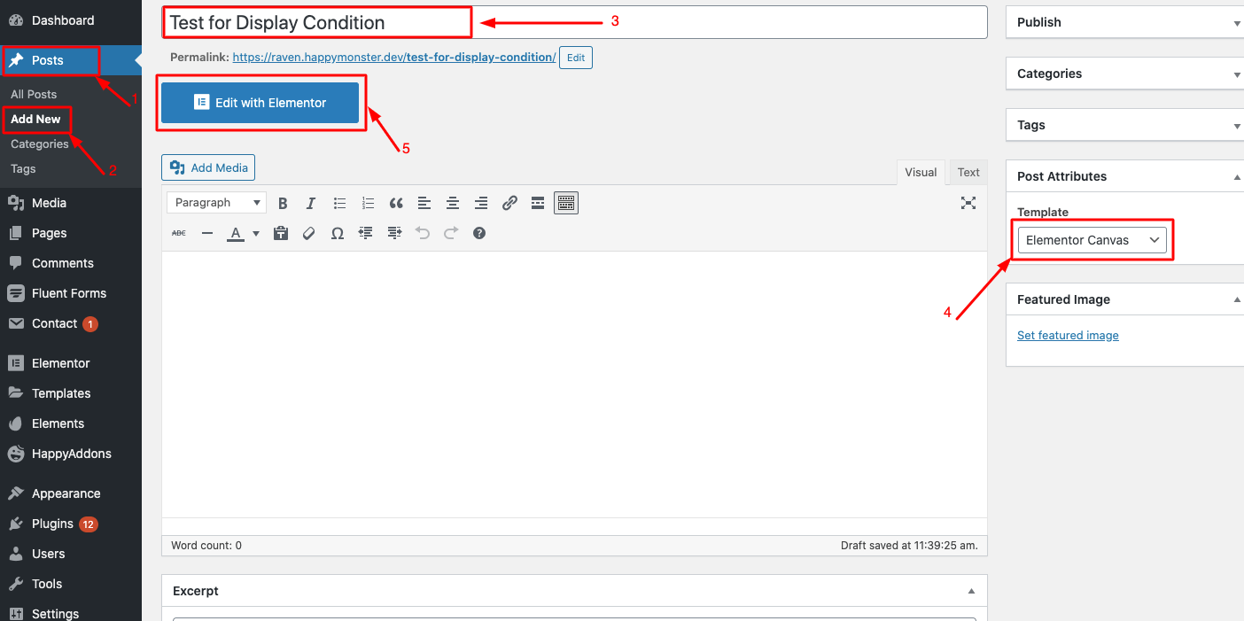 Personalize Your Website Content with HappyAddons' Display Condition Feature 2 new-post-display-condition