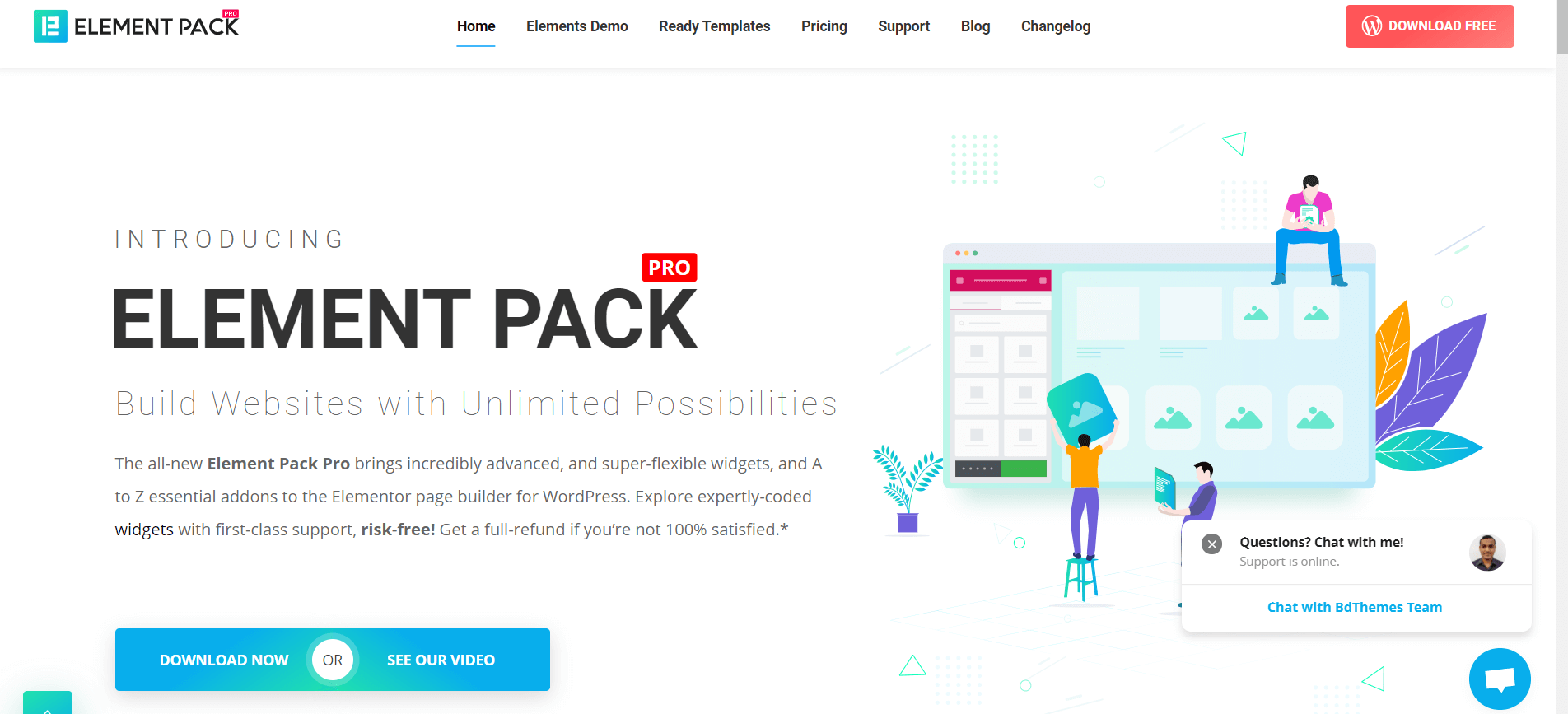 Create Your Next WordPress Site Easily with the Exclusive Addons for Elementor 4 ELEMENT PACK: Build Websites with Unlimited Possibilities