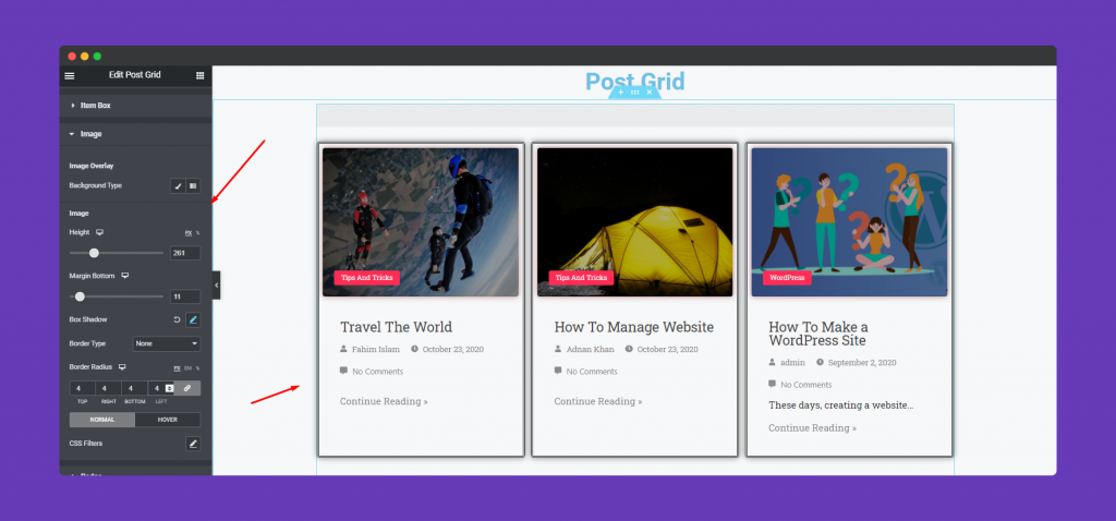 Post Grid Widget 13 Stylize Item Box