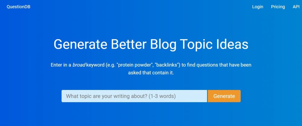 15 Top Keyword Research Tools To Improve SEO 11 QuestionDB