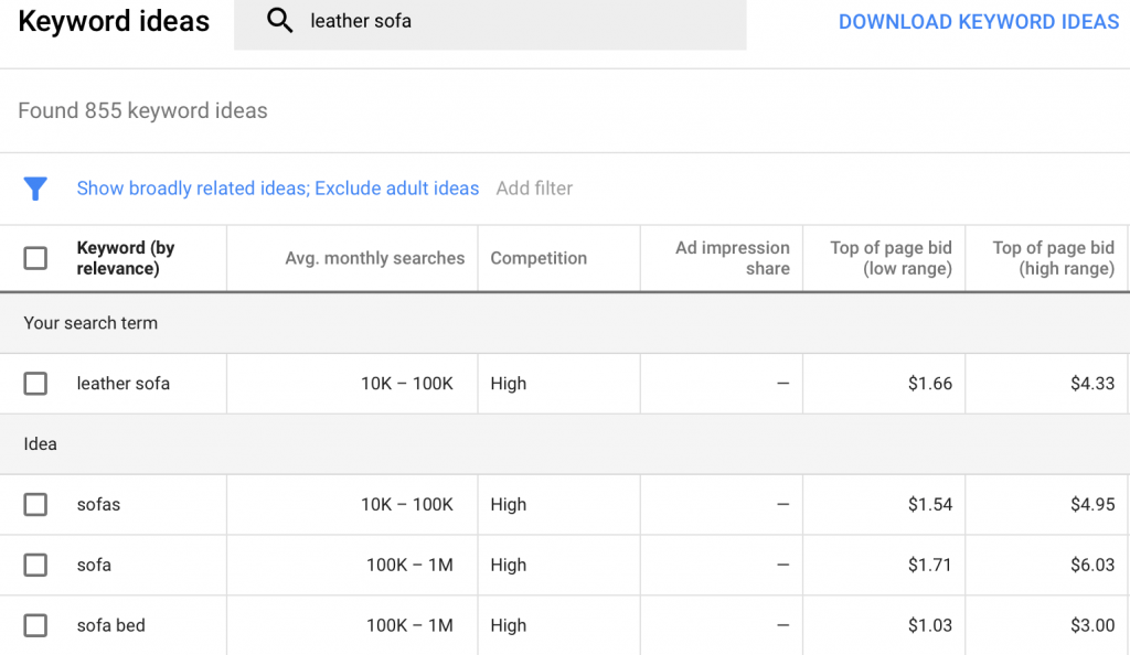 15 Top Keyword Research Tools To Improve SEO 2 Google Keyword Planner