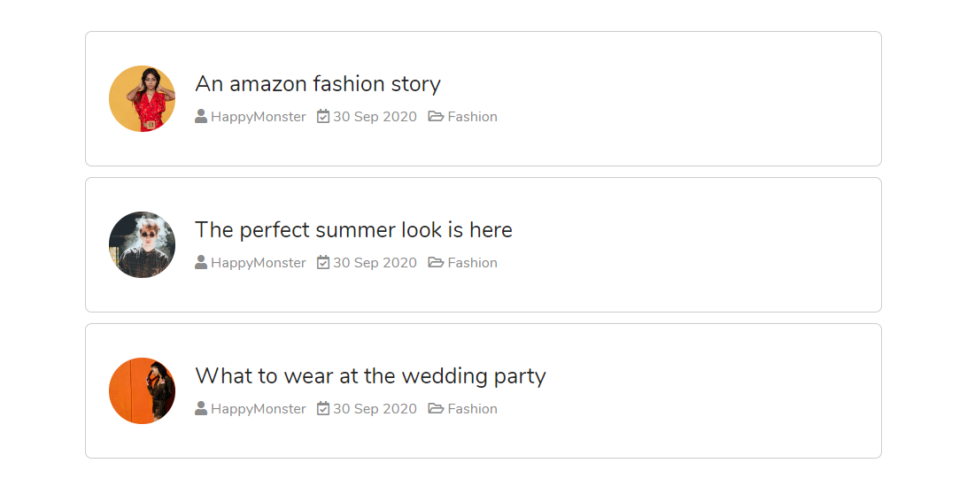 HappyAddons Feature Updates: Learn How to Present Your Blog Smartly with New Post Widgets 7 post list-happyaddons feature update