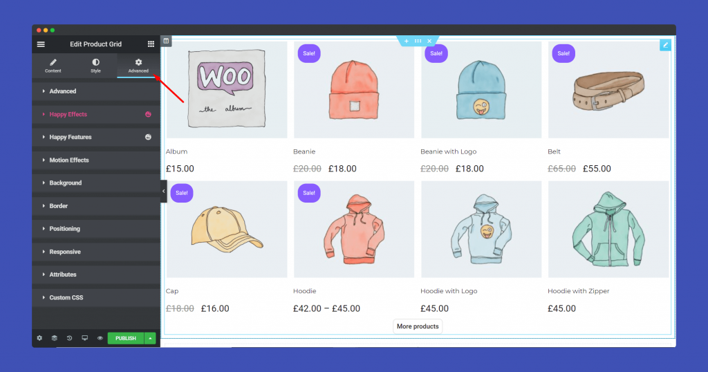 Product Grid 22 advanced