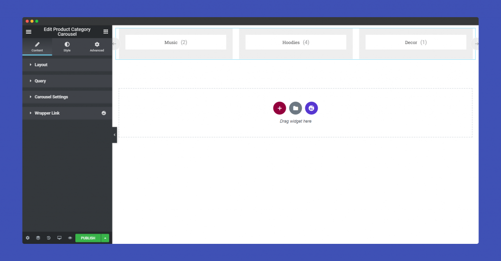 Product Category Carousel 2 content section
