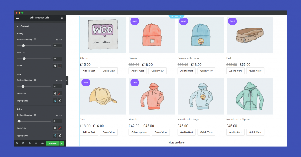 Product Grid 18 content style