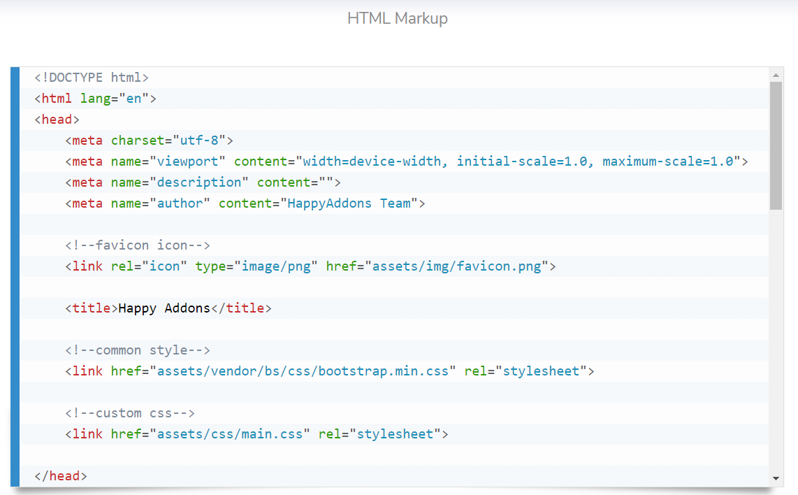 Exploring 99+ HappyAddons Widgets At a Glance (Pro and Free) 3 Source code pro widget