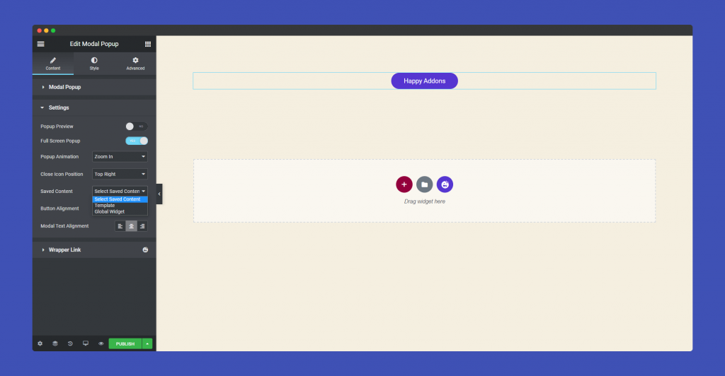 Modal Pop-up 8 template