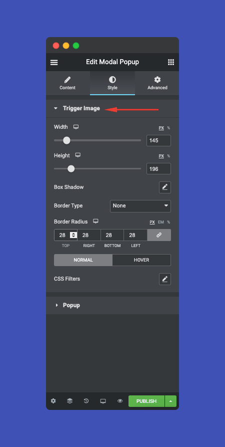 Modal Pop-up 14 trigger image