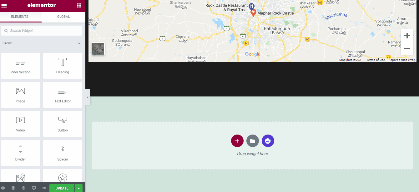 How to Create a Restaurant Website Using WordPress and Elementor 13 Adding a Footer