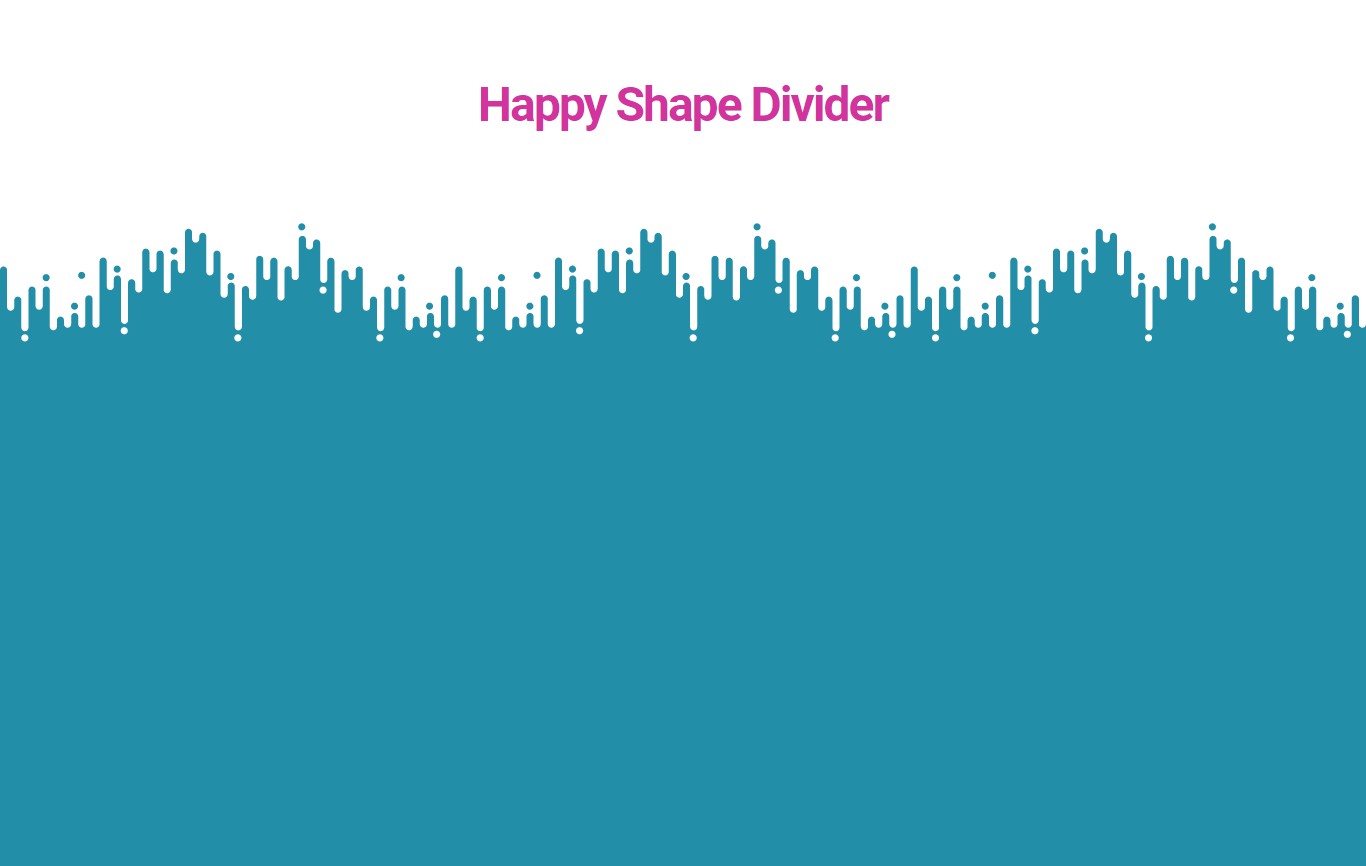 How to Add Elementor Shape Divider to A Section in WordPress 6 Final preview of our page with Crossline Happy Shape Divider