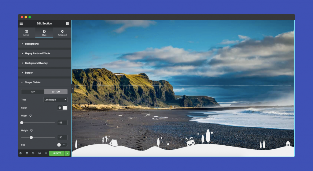 Happy Shape Divider 8 Landscape