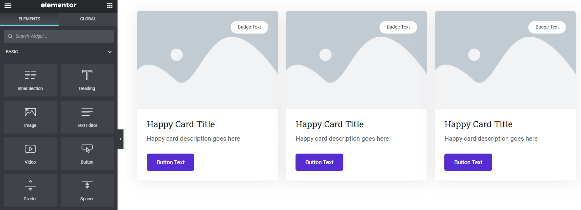 How to Make Elementor Columns Equal Height (Also Flexbox Container) 8 Setting equal hieght feature: Step 1- Choose a Randome Widget