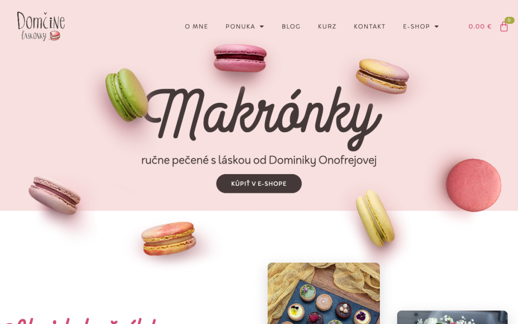 How to Create a Restaurant Website Using WordPress and Elementor 15 Domčine Laskonky