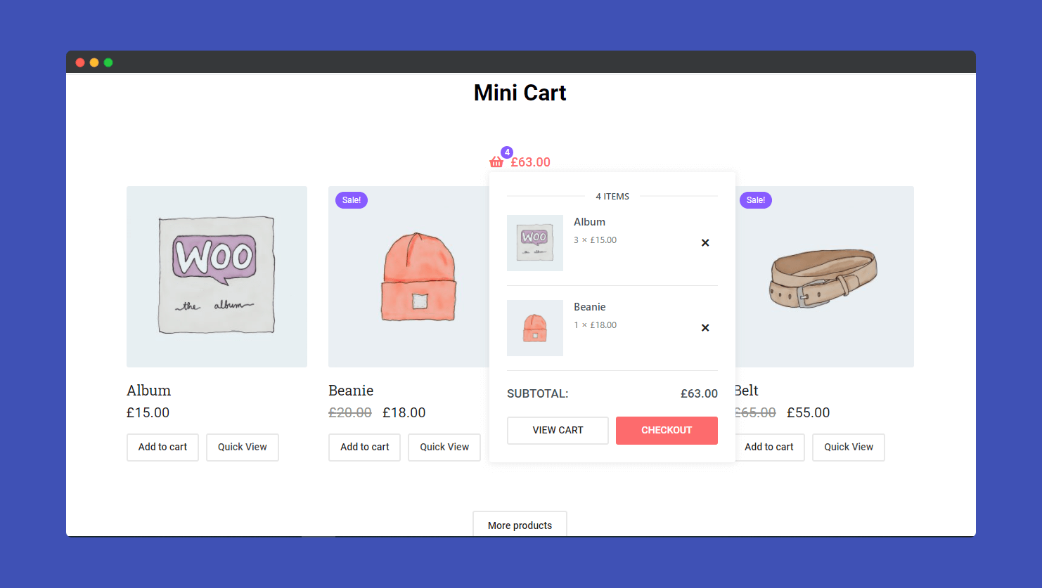 Mini Cart 14 Final Preview of Happy Addons Mini Cart widget