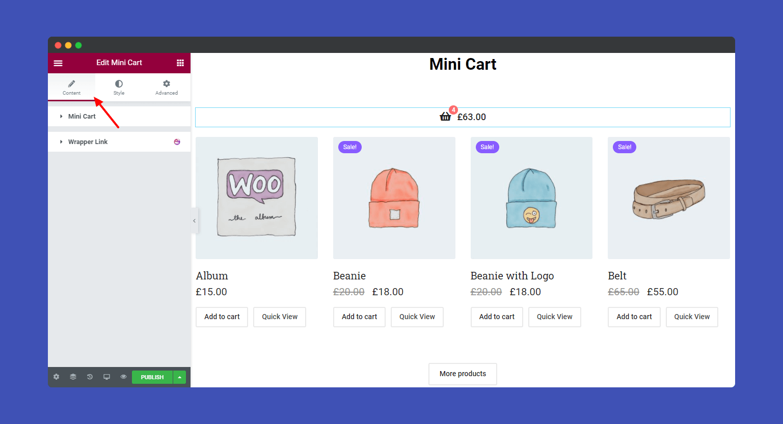 Mini Cart 2 Mini Cart Content Section