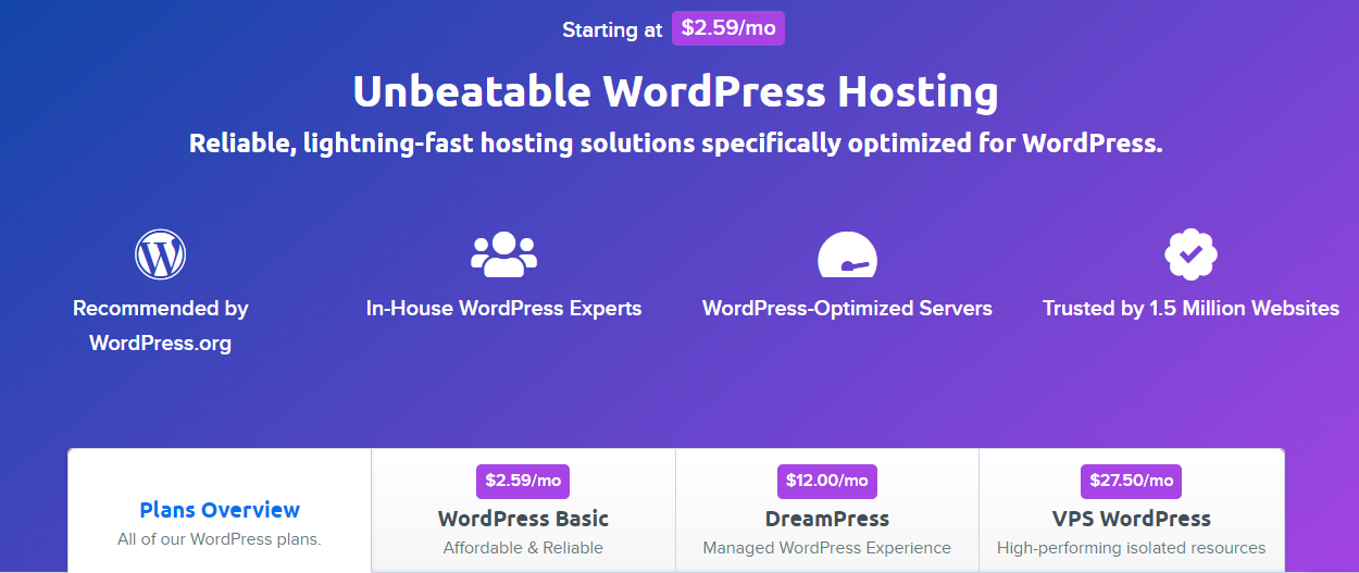 Shared vs Managed WordPress Hosting - Which One is Right for You? 12 Dreamhost Hosting Plan