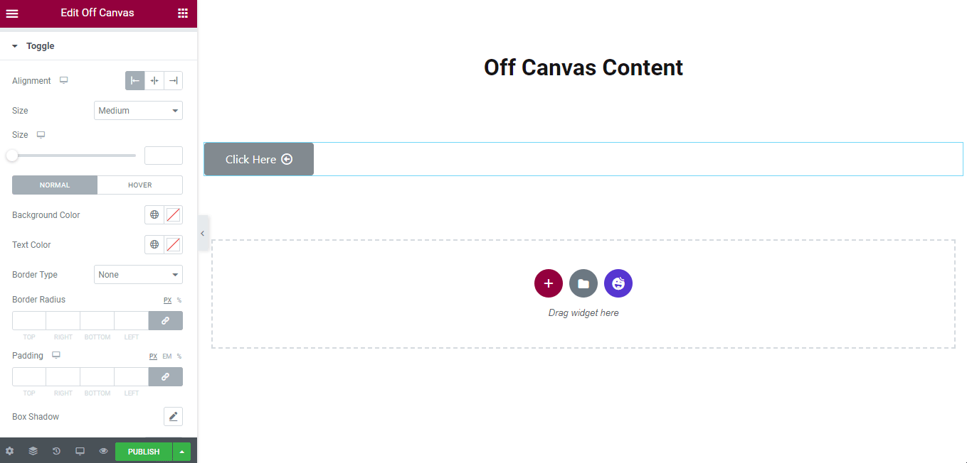 Off Canvas Content 9 Style Toggle