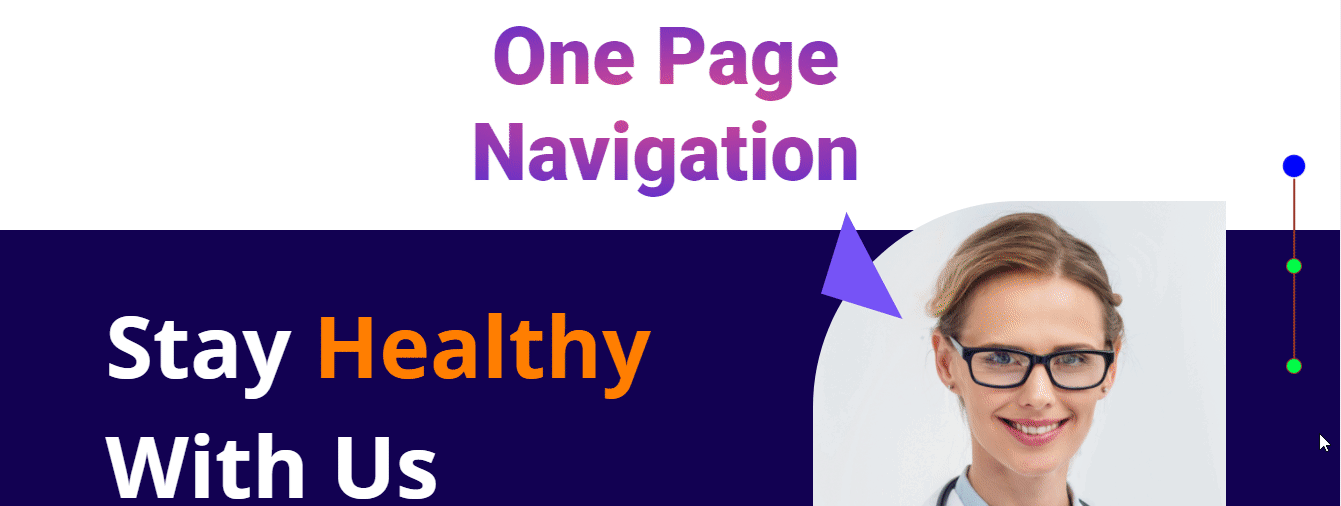 One Page Navigation 26 Final preview of one page navigation