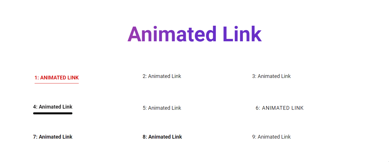 Exploring 99+ HappyAddons Widgets At a Glance (Pro and Free) 6 Animated Link widget