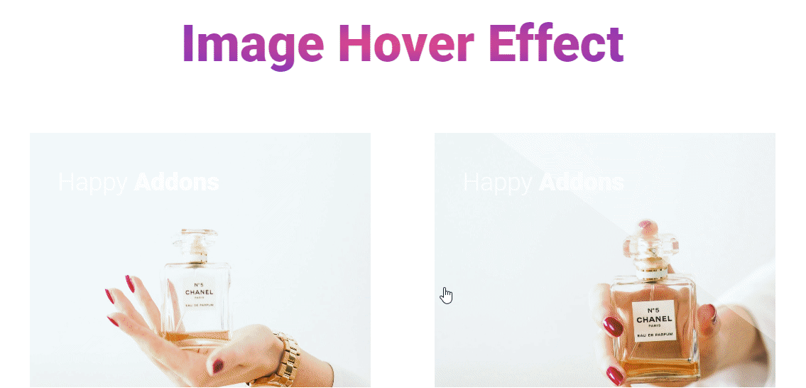 How to Add Image Hover Effects to Your Elementor Website 6 Final preview of image hover effects