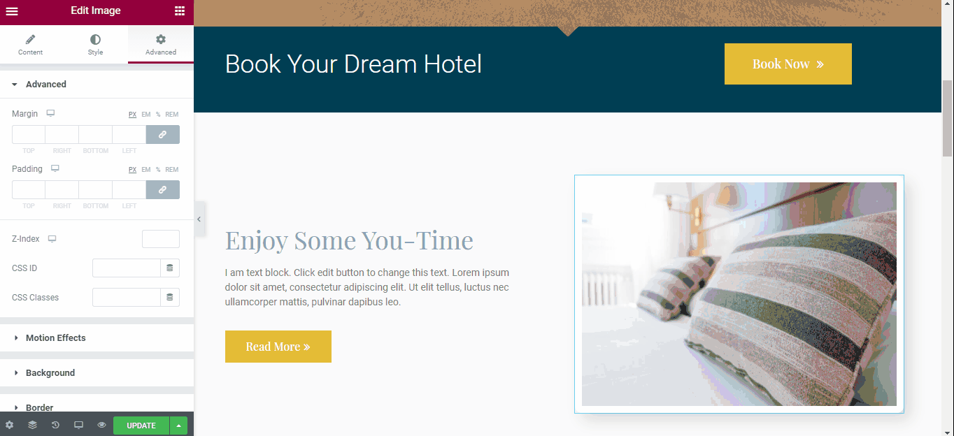 How to Use Elementor: Ultimate Guide for Beginners 20 Add hotel description