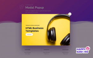 How to Use Happy Addons Pro 'Modal Popup' Widget