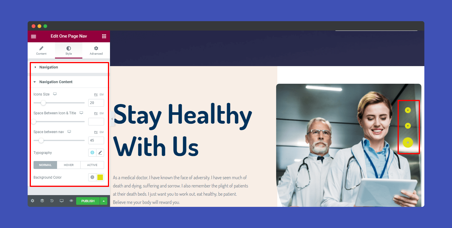 One Page Navigation 18 Maxamed Style