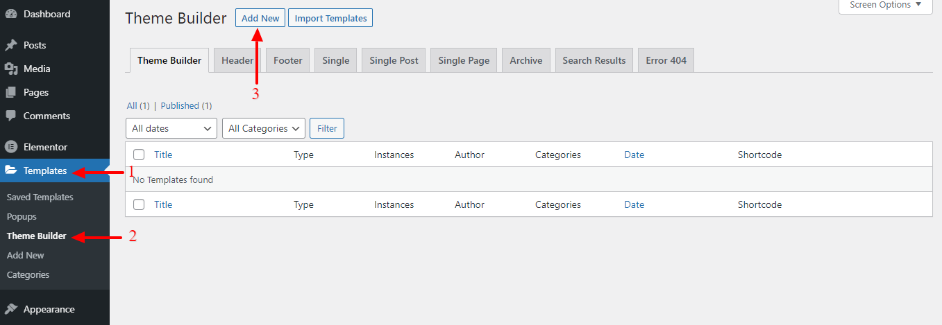How to Use Elementor: Ultimate Guide for Beginners 26 Add a template
