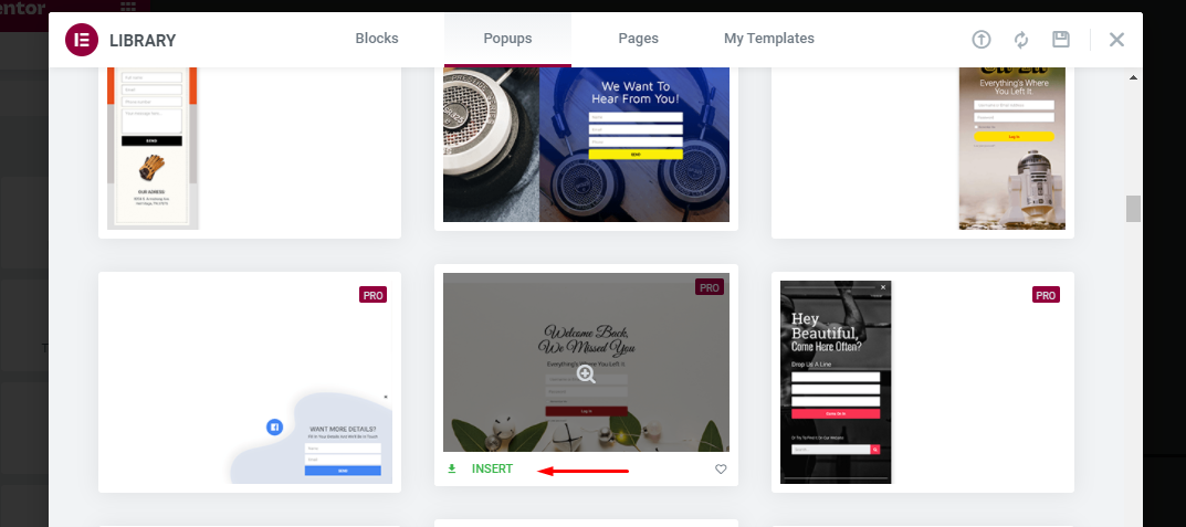 How to Use Elementor: Ultimate Guide for Beginners 31 Choose a popup