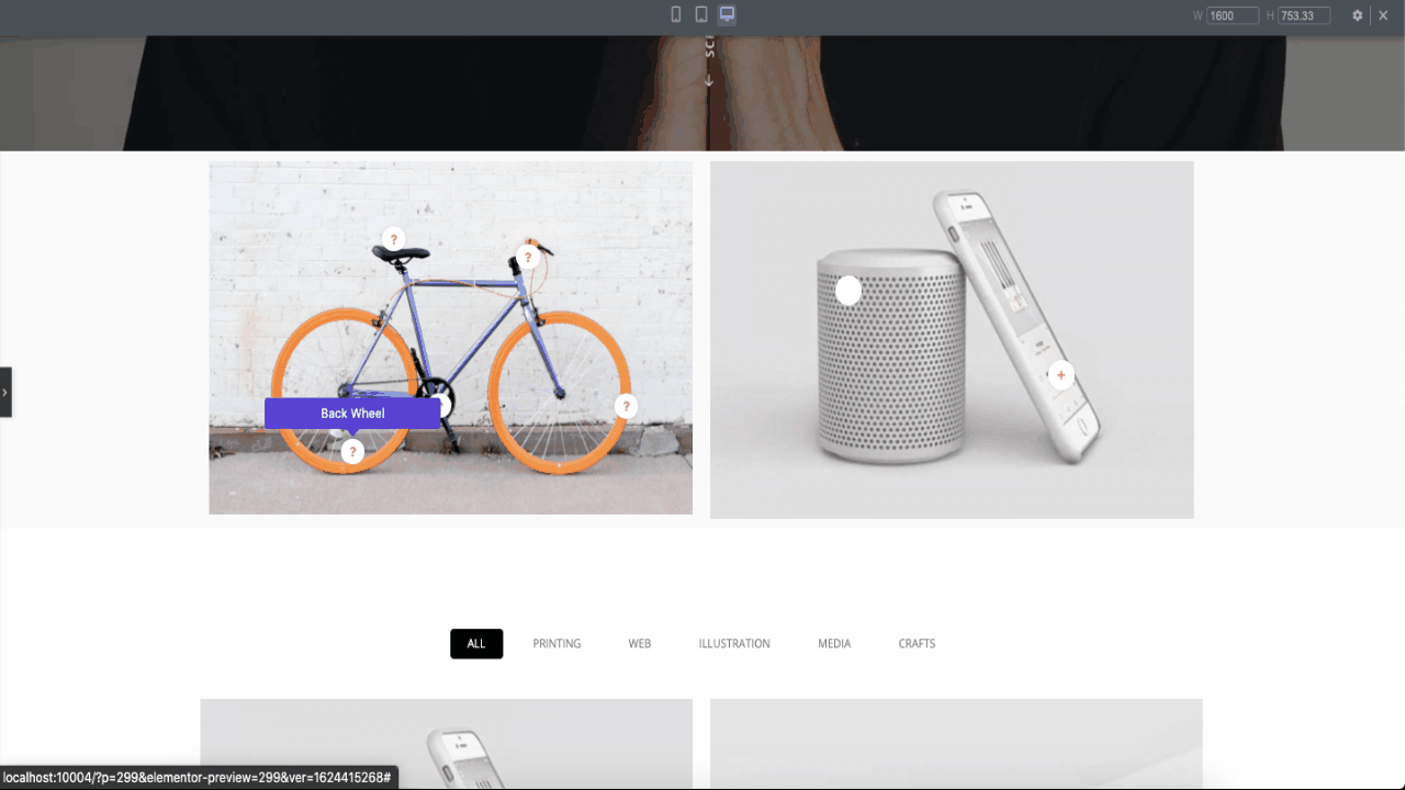 How to Create Image Hotspots with the Elementor Hotspot Widget 2 Responsive mode