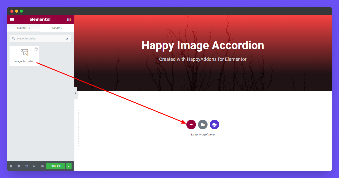 Image Accordion 1 Add Image Accordion Widget
