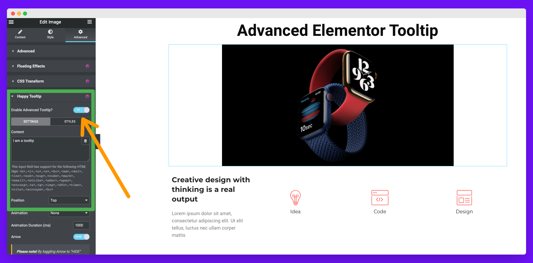 A Complete Guide On How To Add Tooltip In Elementor Website 1 Intro to advanced elementor tooltip happyaddons