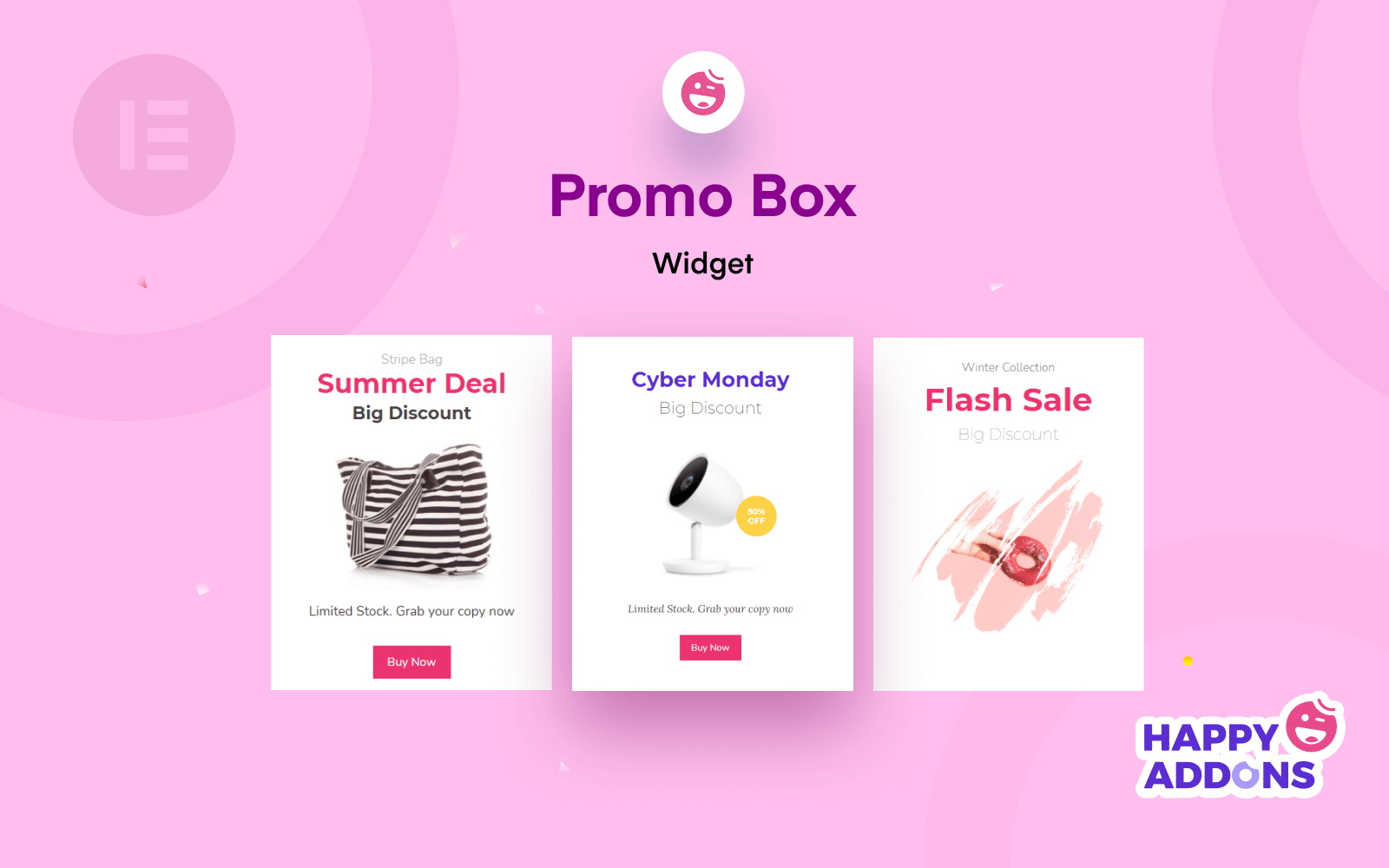 10 Proven Ways to Increase WooCommerce Sales with HappyAddons 13 Create Custom Promo Boxes To Your Elementor Website Using Happy Addons Widget